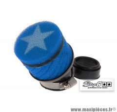 Filtre à air en mousse HQ Stage 6 « Racing » diamètre 48mm couleur Bleu pour PWK