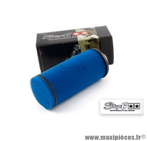 Filtre à air long marque Stage 6 Compétition" couleur Bleu
