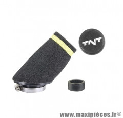 Filtre a air mousse small 30° diametre: 28 / 35 noir pièce pour Scooter, Mécaboite, Mobylette, Maxi Scooter, Moto, Quad