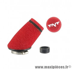 Filtre a air mousse small 30° diametre: 28 / 35 rouge pièce pour Scooter, Mécaboite, Mobylette, Maxi Scooter, Moto, Quad