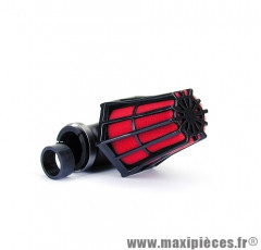 Filtre a air r 90 35 / 28 noir / rouge pièce pour Scooter, Mécaboite, Mobylette, Maxi Scooter, Moto, Quad