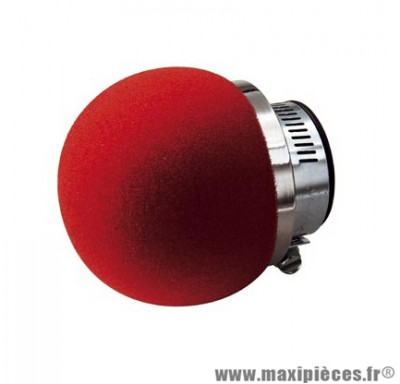 Filtre à air phonique droit mousse rouge Ø28 / 35mm