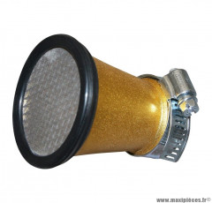Filtre à air cornet or Ø35 / 28mm
