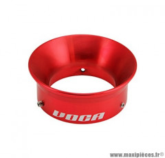 Tulipe/Cornet d'admission d'air de carbu Voca Evo diam 48mm pour carbu PWK rouge