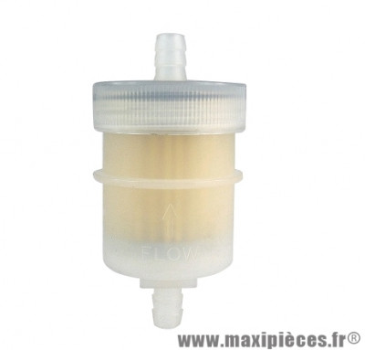 Filtre a essence diametre: 6 plastique demontable pièce pour Scooter, Mécaboite, Mobylette, Maxi Scooter, Moto, Quad