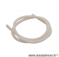 Durite essence 5mm blanc (1m)