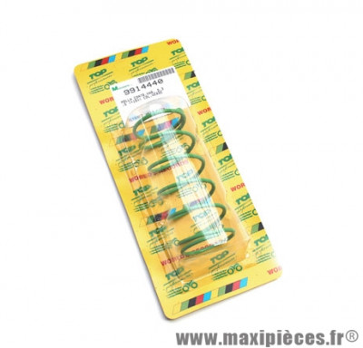 Ressort variateur scooter Top Perf pour mbk 50 booster, stunt, nitro / yamaha 50 bws, aerox, slider vert (25kg)