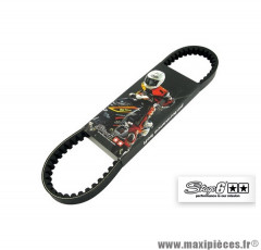 Courroie de transmission renforcée marque Stage 6 PRO Belt" pour Yamaha Jog / MBK Fizz (Minarelli court)
