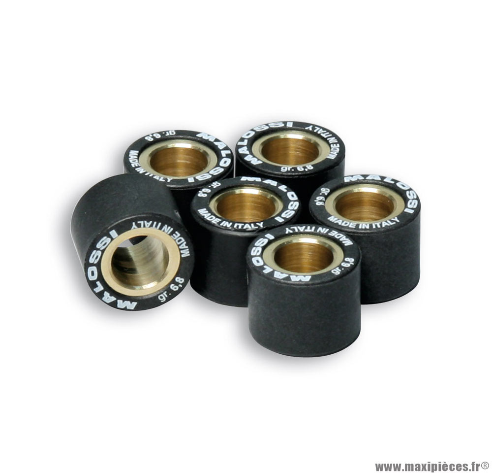 Galets x6 HTRoll Ø 15x12 gr.07, 8 pièce Malossi