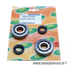 Roulement d'embiellage / vilo + joint scooter Top Perf pour Piaggio 50 zip 2t, Typhoon, nrg / gilera 50 stalker, runner (kit sc04a47cs)