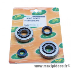 Roulement d'embiellage / vilo + joint scooter Top Perf pour peugeot 50 tkr, trekker, Speedfight, vivacity, buxy, squab, zenith, elyseo (kit sc04a47cs)