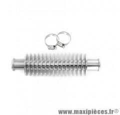 Radiateur de durite silver ( l: 130 diametre: 35 ( durite diametre: 16mm ) ) pièce pour Scooter, Mécaboite, Mobylette, Maxi Scooter, Moto, Quad