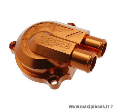 Couvercle de pompe à eau Stage 6 Racing" + volute haute pression (+40%), couleur orange pour MBK Nitro/Aerox