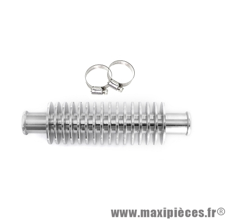 Radiateur de durite silver ( l: 130 diametre: 35 ( durite diametre: 16mm ) ) pièce pour Scooter, Mécaboite, Mobylette, Maxi Scooter, Moto, Quad