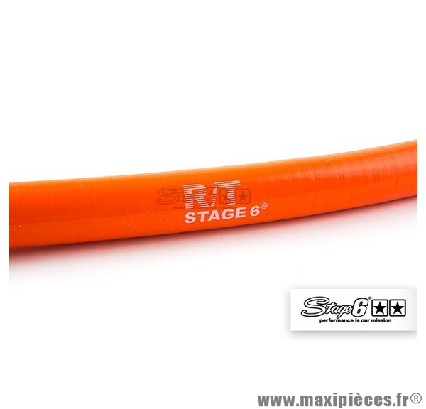 Durite de refroidissement coudée Stage 6 R/T HQ longueur 1m, 24/18mm couleur orange