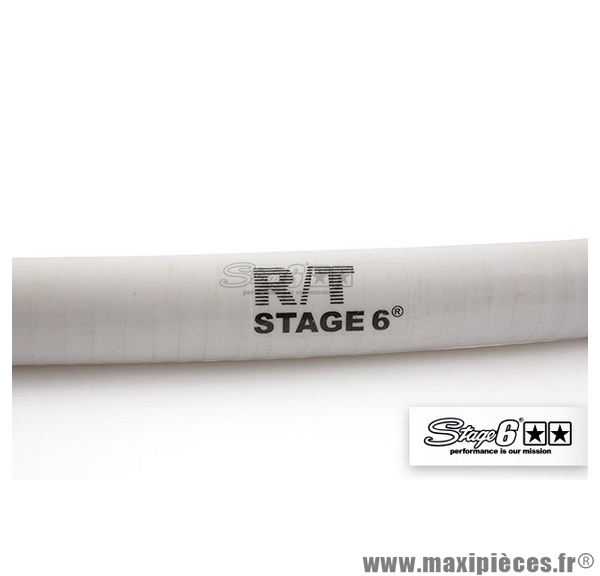 Durite de refroidissement coudée Stage 6 R/T HQ longueur 1m, 24/18mm couleur blanche