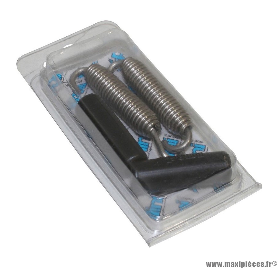 Ressort de pot polini l67mm avec crochet tournant (vendu par paire) (228.0005) pièce pour Scooter, Mécaboite, Mobylette, Maxi Scooter, Moto, Quad