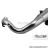 Pot d'échappement couleur chromé/carbone Stage 6 Pro replica" pour MBK Nitro / Aerox