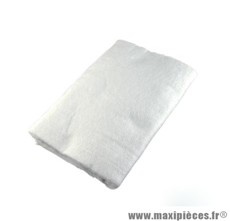 Laine silencieux / cartouche ceramique 300x600x11 (sachet) avec paille de fer pièce pour Scooter, Mécaboite, Mobylette, Maxi Scooter, Moto, Quad
