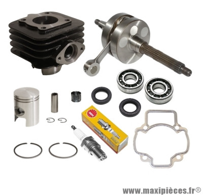 Pack 50cc kit moteur complet type origine (haut moteur fonte, vilo, roulement, joint...)pour: piaggio typhoon fly liberty nrg sfera vespa zip gilera ice storm tph stalker italjet derbi aprilia * Prix spécial !