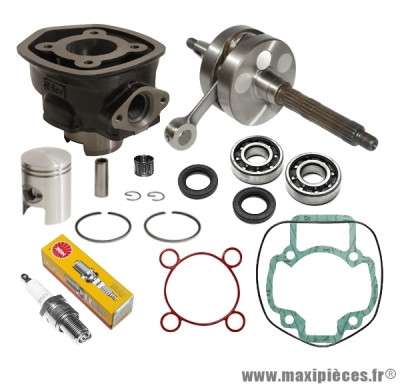 Pack 50cc kit moteur complet type origine (haut moteur fonte, vilo, roulement, joint...) pour: gilera dna runner piaggio zip nrg ntt quartz aprilia sr racing sport derbi atlantis gp1 * Prix spécial !