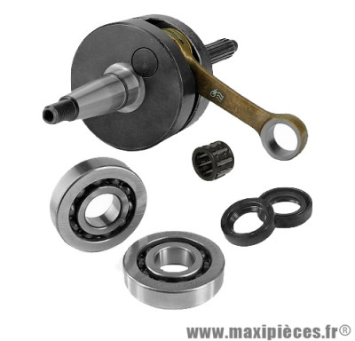 Vilebrequin renforcé + roulement et joint spi pour gilera dna typhoon (masse pleines) scarabeo sr derbi gilera runner stalker storm tph typhoon italjet jet set torpedo piaggio ntt quartz zip...