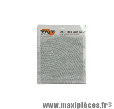 GRILLE DÉCORATION COULEUR BLANC 30CM X 30CM *Prix discount !