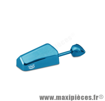 Rétroviseur RÉVERSIBLE droite ou gauche A APPLIQUE (pose sur carénage) couleur bleu anodisé NON HOMOLOGUÉ RÉSERVÉ AU CONCOURS TUNING, MEETINGS, RUN, COMPÉTITION ... *Prix discount !