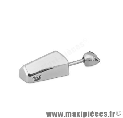 Rétroviseur réversible droite ou gauche a applique (pose sur carénage) couleur chromé non homologué réservé au concours tuning, meetings, run, compétition ... *Prix discount !