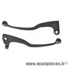 LEVIERS DE FREIN ADAPTABLE IMITATION CARBONE POUR MBK X POWER/YAMAHA TZR50 DE 96 à 03 * Prix Spécial !