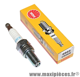 Bougie ngk CR9EB (culot long) pour moto scooter Alfer, Aprilia, Benelli, Cagiva, Derbi, Ducati, Gilera, Hrd, Husqvarna, Malaguti, Mv Agusta, Norton, Peugeot, Piaggio 4t * Prix spécial !