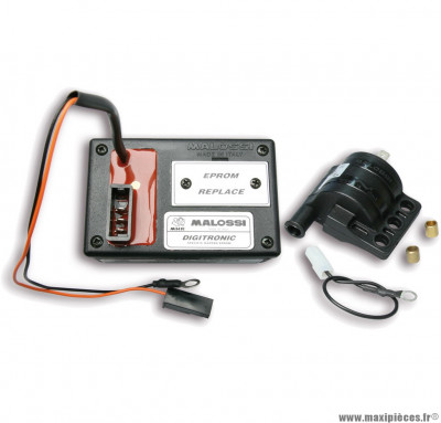 Kit malossi digitronic boitier éléctronique eprom mhr pour aprilia sr derbi gp1 gilera dna ice runner typhoon italjet jet set piaggio free ...