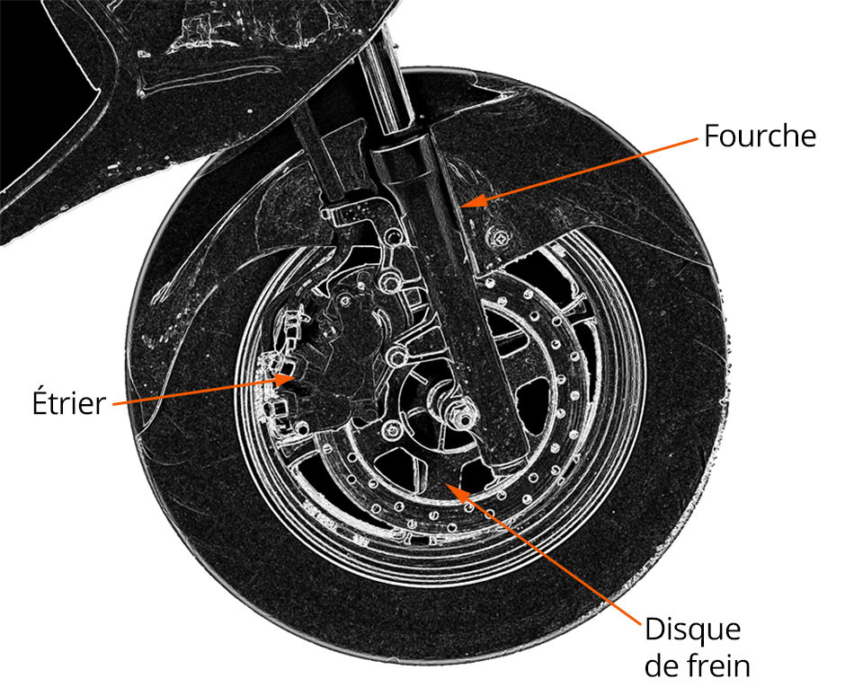 Étrier de frein à disque arrière Scooter étrier de frein à disque