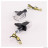 Clignotants Led cristal noir homologué universel pour moto, scooter, mob, quad… * Déstockage !