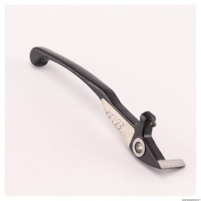 Levier de frein droit type origine aluminium coulé noir pour scooter Peugeot - Grimeca * Déstockage !