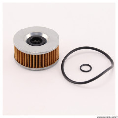 Filtre a huile MIW Y4002 adaptable moto Yamaha XJ400 / XJ550 / FZ600 (76x41) - EQUIVALENT HF 144 * Déstockage !