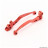 Paire de levier de frein et d'embrayage type origine couleur rouge pour moto Yamaha 350 RDLC / 600 FZ, SRX / 900 XJ / 1100 FJ * Déstockage !