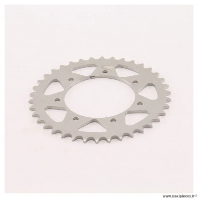 Couronne aluminium 38 dents PBR pour moto trial gasgas TXT boy 50cc 00-2011 minicross Conti, Polini X1/3/5 minimotard Monomarcia * Déstockage !