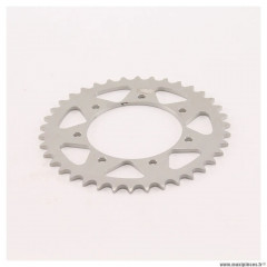 Couronne aluminium 38 dents PBR pour moto trial gasgas TXT boy 50cc 00-2011 minicross Conti, Polini X1/3/5 minimotard Monomarcia * Déstockage !