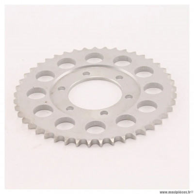 Couronne aluminium 45 dents 6 trous pour moto Yamaha 125 TW 1999 à 2006 / 125 XT 1982 à 1990 / 350 XT 1985 à 2000 * Déstockage !