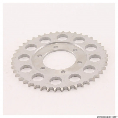 Couronne aluminium 44 dents 6 trous pour moto Yamaha 125 TW 1999 à 2006 / 125 XT 1982 à 1990 / 350 XT 1985 à 2000 * Déstockage !