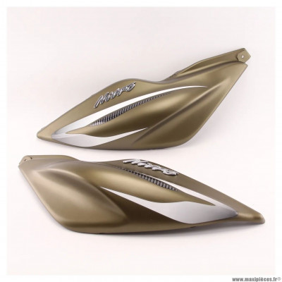 Paire de Coque / Carénage origine arrière vert Mat pour Scooter 50cc 2T MBK NITRO, YAMAHA AEROX 1997-2012 * Déstockage !