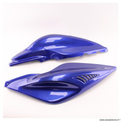 Paire de Coque / Carénage ventilé arrière bleu marine pour Scooter 50cc 2T MBK NITRO, YAMAHA AEROX 1997-2012 * Déstockage !