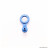 Raccord banjo ergal à visser coudé 90° bleu (Ø10mm) pour durite de frein aviation * Déstockage !