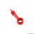 Raccord banjo ergal à visser droit rouge (Ø10mm) pour durite de frein aviation * Déstockage !