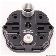 Culasse Conti Design alu noir cnc compatible pour motorisation euro 2 Derbi gpr senda, aprilia sx rx, gilera GSM SMT RCR (EBE050/EBS050) * Déstockage !