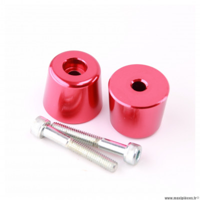 Embouts de guidon M6x100 Rouge Wiils *Déstockage !