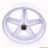 Roue/jante avant 12'' alu blanc 5 bâtons origine Yamaha 50 Slider, Spy / MBK 50 Rocket, Stunt * Déstockage !