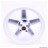 Roue/jante avant 12'' alu blanc 5 bâtons origine Yamaha 50 Slider, Spy / MBK 50 Rocket, Stunt * Déstockage !