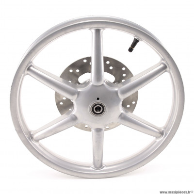 Roue/jante avant 16'' alu 6 bâtons origine scooter Piaggio 50/125/150 Liberty (avec disque) 1998-2003 * Déstockage !